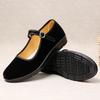 Boxed Old Beijing Cloth Shoes Ultra-light Polyurethane Hotel Work Etiquette Shoes Non-slip Black Cloth Shoes