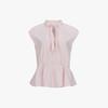 Fairliar Golf Frill Ribbon Vest (Pink)
