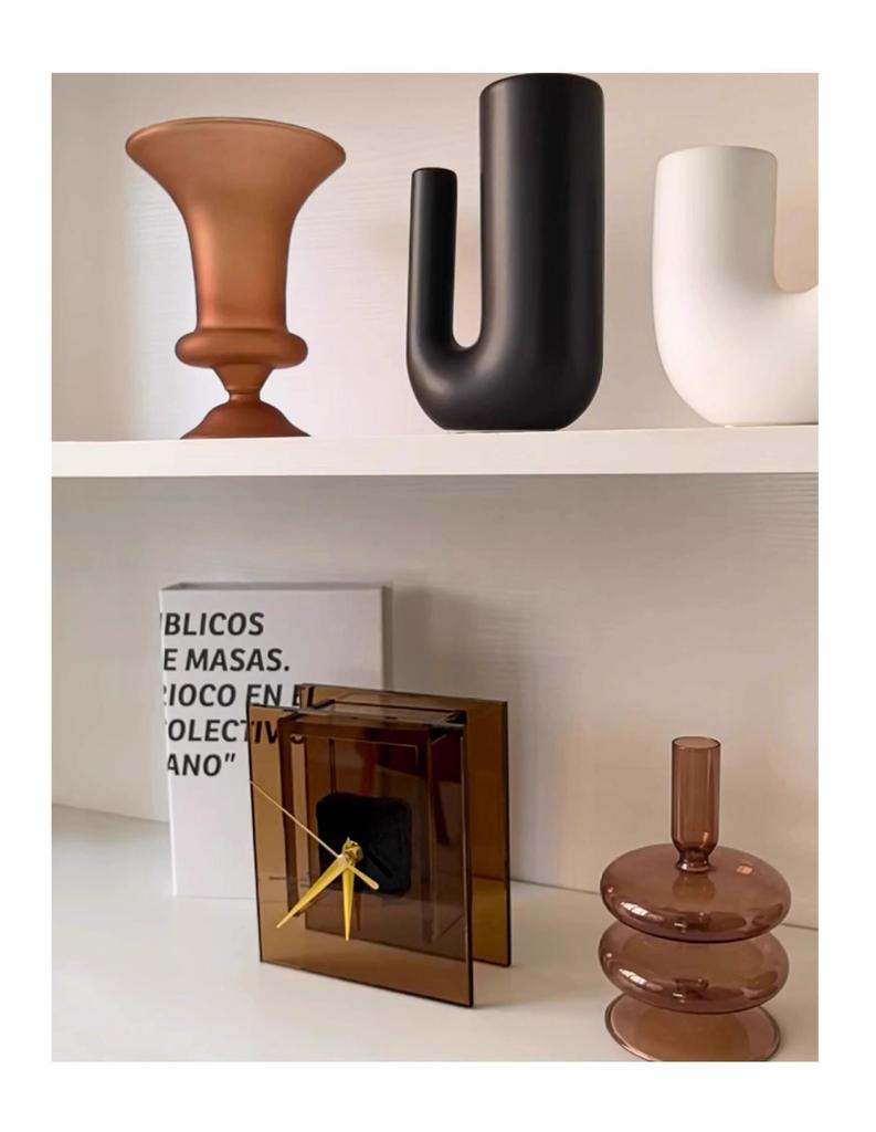 Tai Life Earth-Tone Ceramic Ornaments for Desk, Bookshelf, or Entryway - Luxurious, Soft Furnishings with a High-End Feel