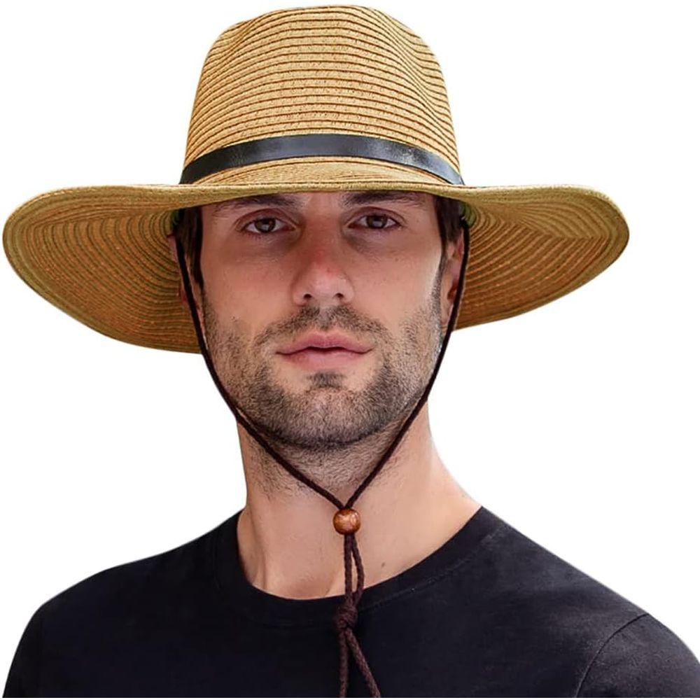 Zealous Sole Men's And Wo's Wide Brim Panama Hat For Outdoor Summer Sun Protection Cm