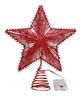 Estrella superior del árbol de Navidad del brillo con las luces LED adorno brillante de la copa del árbol de Navidad para la decoración del festival de Navidad del hogar