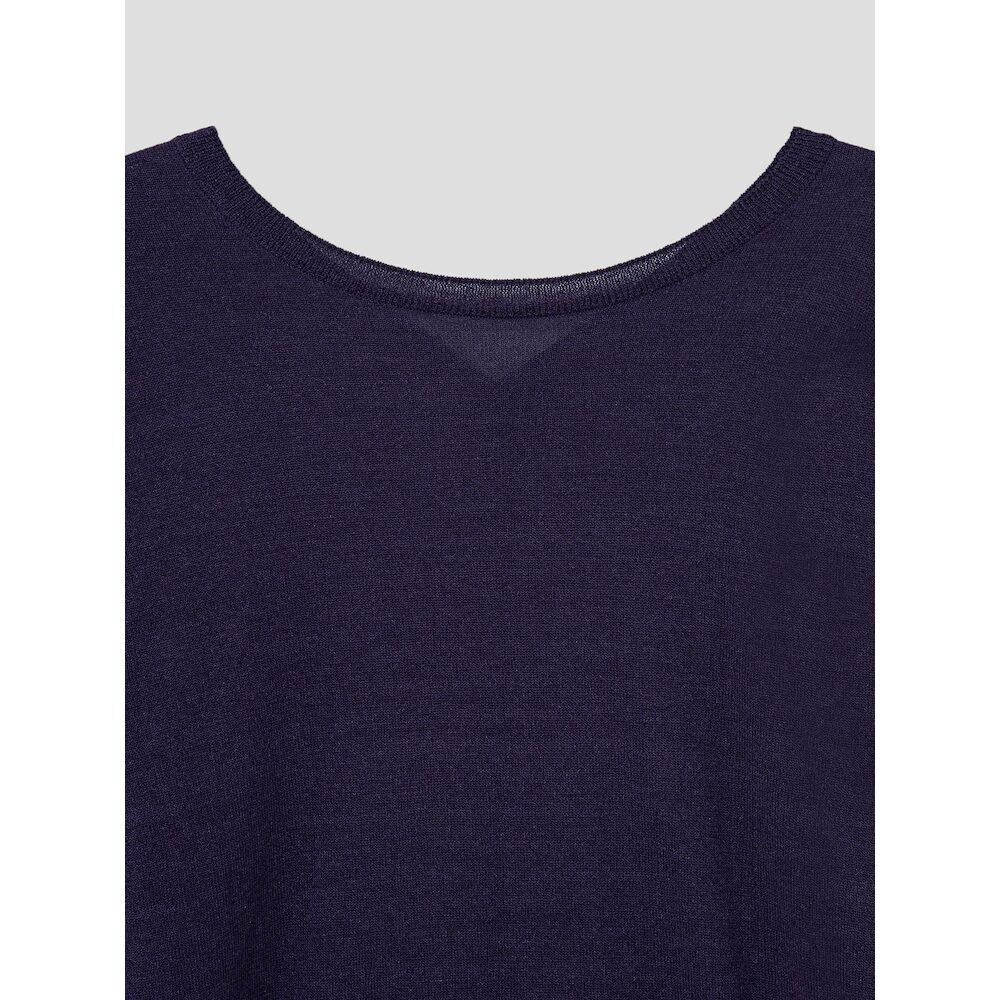 Anggae Back Rushed Pullover Violet