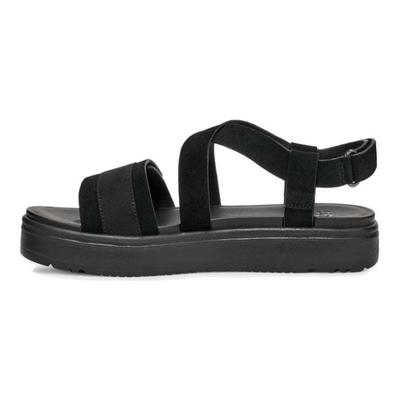 Leather Comfortable Versatile Slide Sandals Women Sandals Black 1158053-BLK