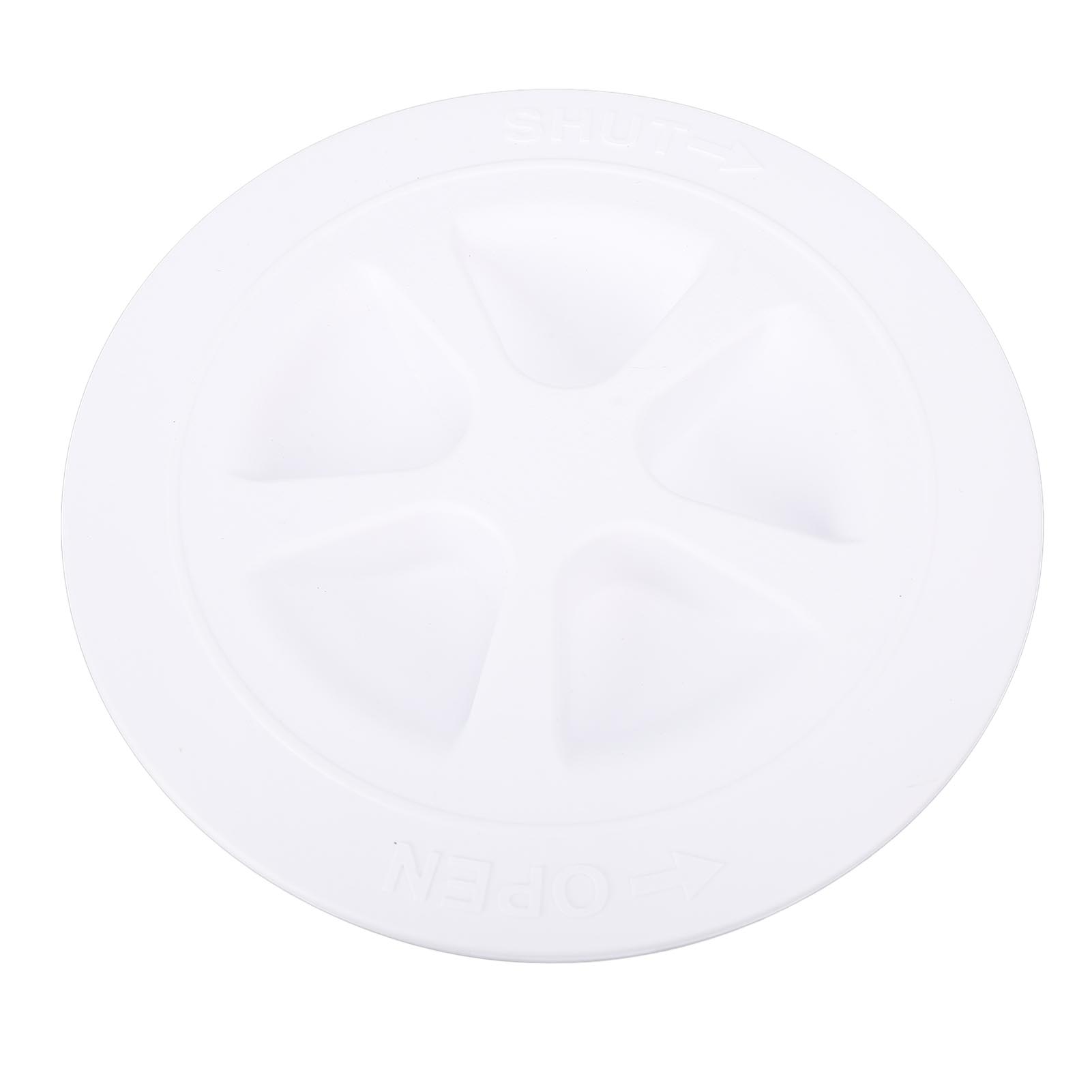 

4-дюймовая палубная пластина, круглая съемная круглая герметичная крышка люка для морских яхт, лодок, каяков, белая белый