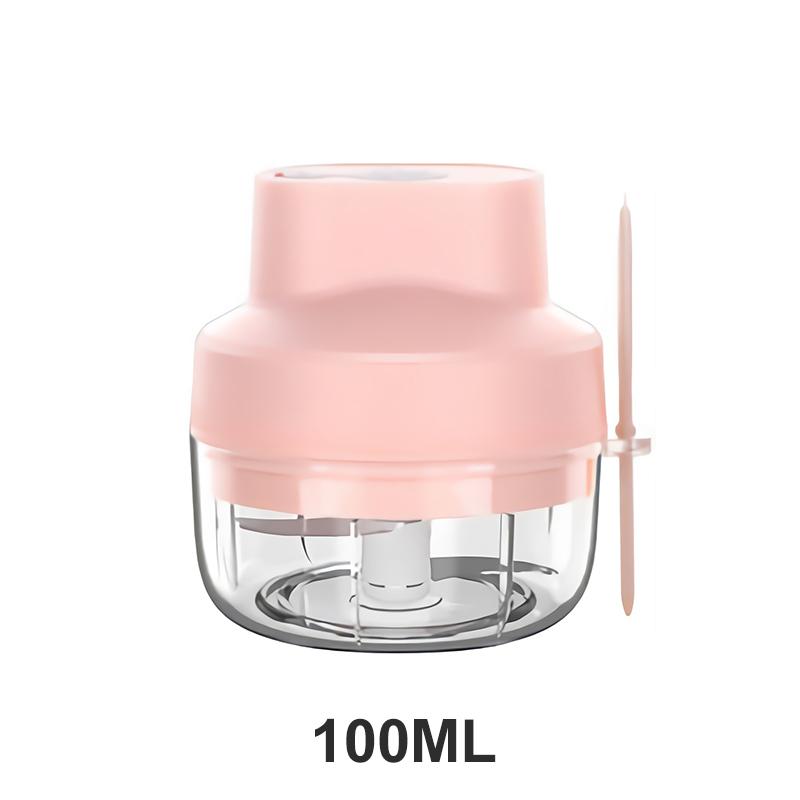 Portable Household Electric Garlic Masher Vegetable Meat Grinder USB Chargeable Wireless Kitchen Mini Crusher Garlic Chopper
