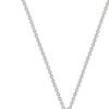 VIVIENNE WESTWOOD Lobster Clasp Design Brass Necklace Women Necklace Silver Light-Purple 630203HO-02P250