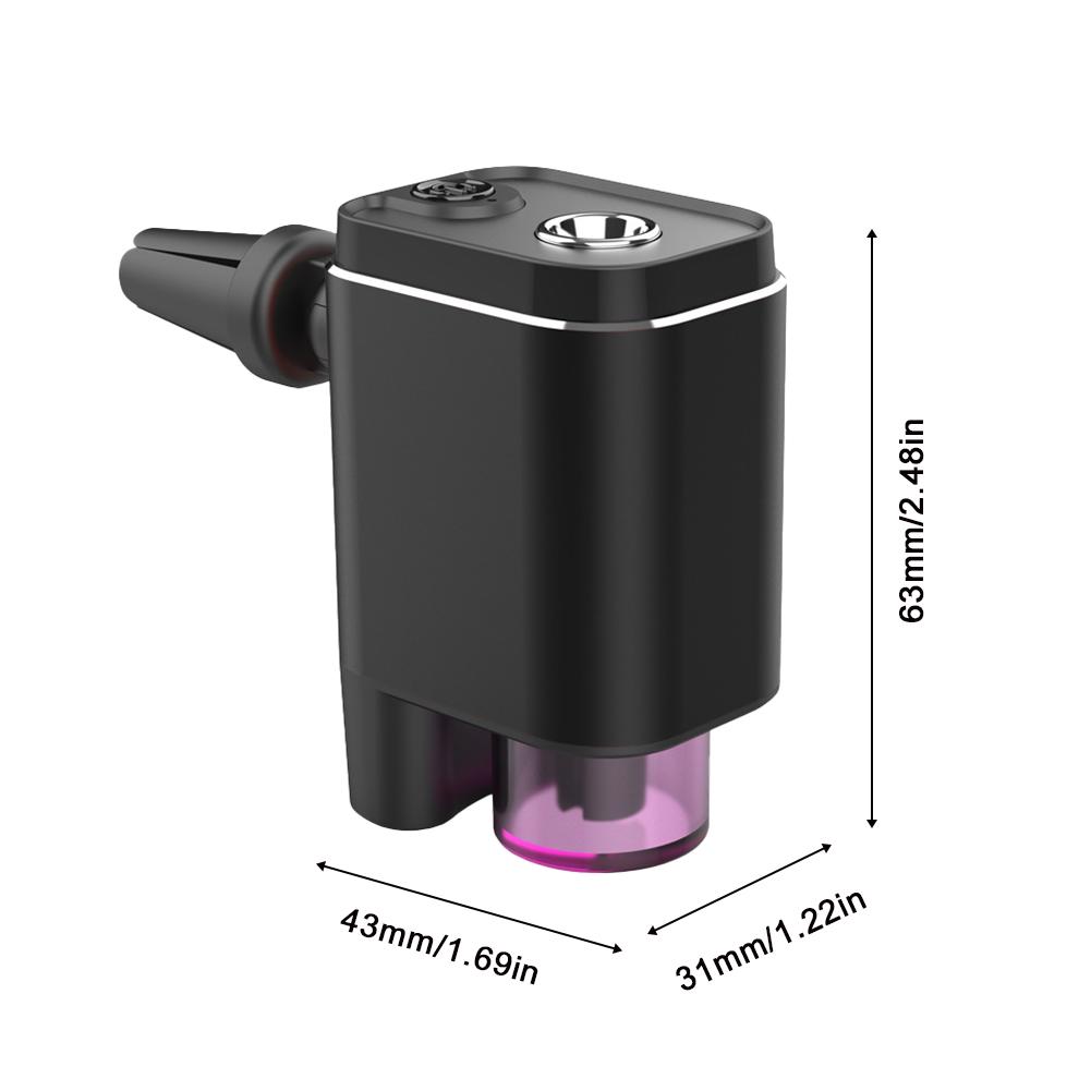 New Car Air Vent Diffuser Smart Mist Spray Essential Oil Fragrance Dispenser Odor Eliminator Interior Air Freshener Humidifier
