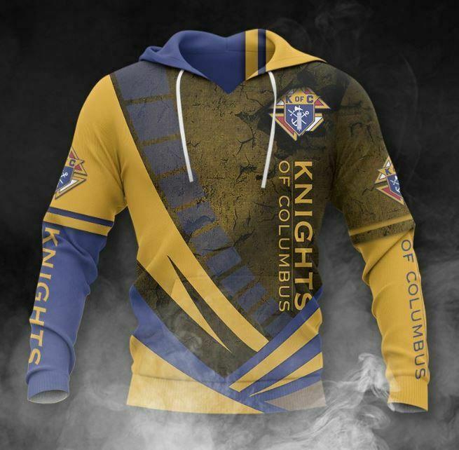 

Knights Of Columbus Styles #4 Пуловер с принтом по всей поверхности, толстовка унисекс, 3D