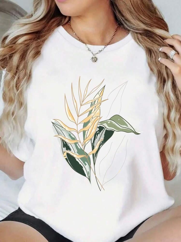 (Asian Size) Print Fashion Female Tee Top Women Clothing T Shirt sweet butterfly style trend Woman Short Sleeve Graphic T-shirts