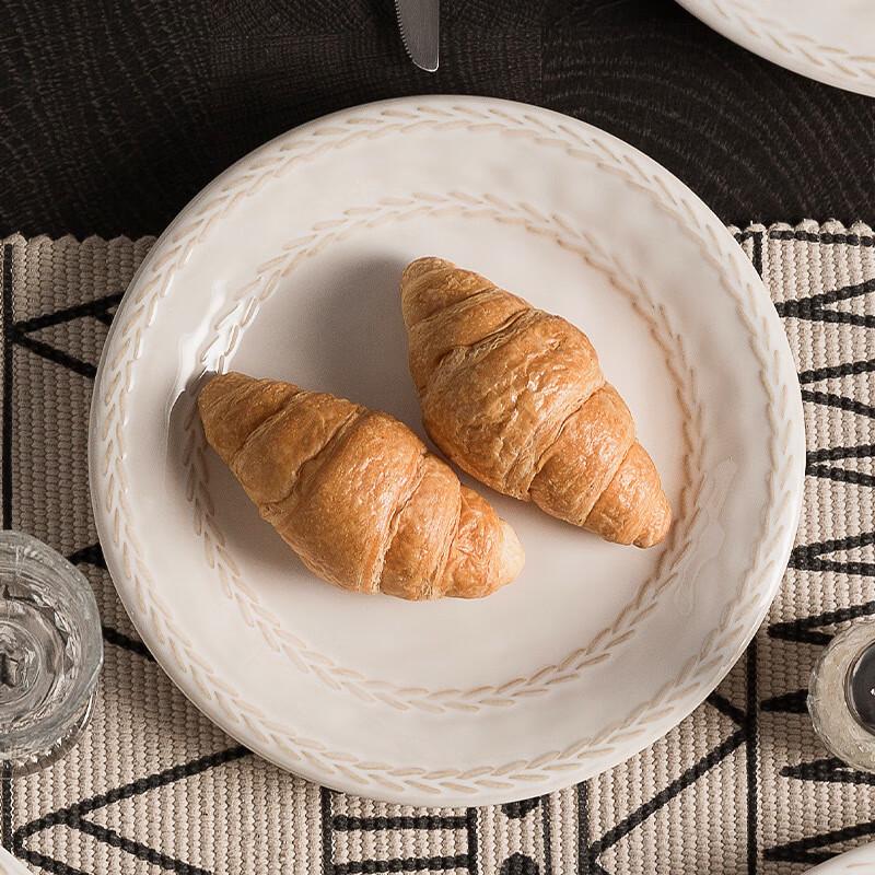 Vintage Japanese Ceramic Cloud Mist Dinner Plate 8.5 inches