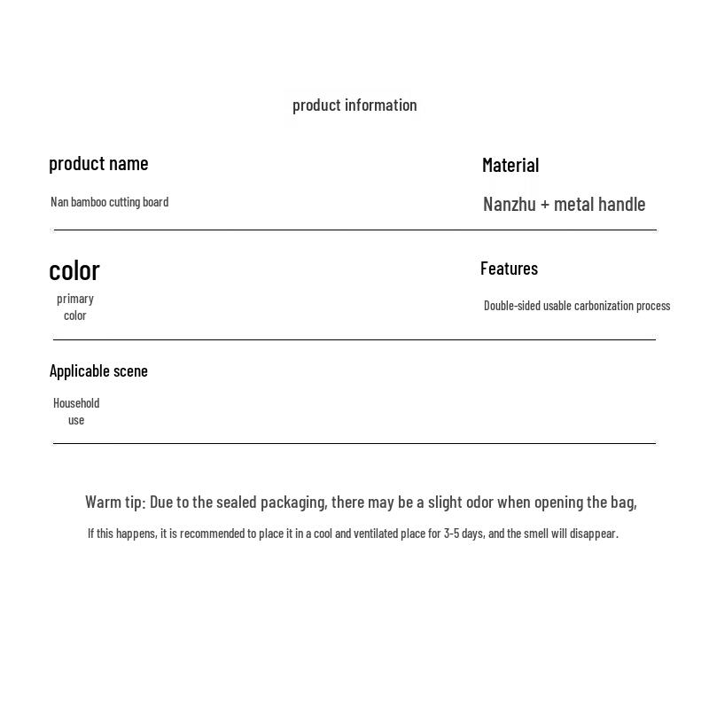 ROYUGO Karbonizované bambusové krájecí prkénko