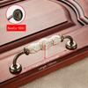 NAIERDI Marble Series Ceramic Cabinet Handles Zinc Alloy Cabinet Pulls Drawer Knobs Wardrobe Door Handles Furniture Handle