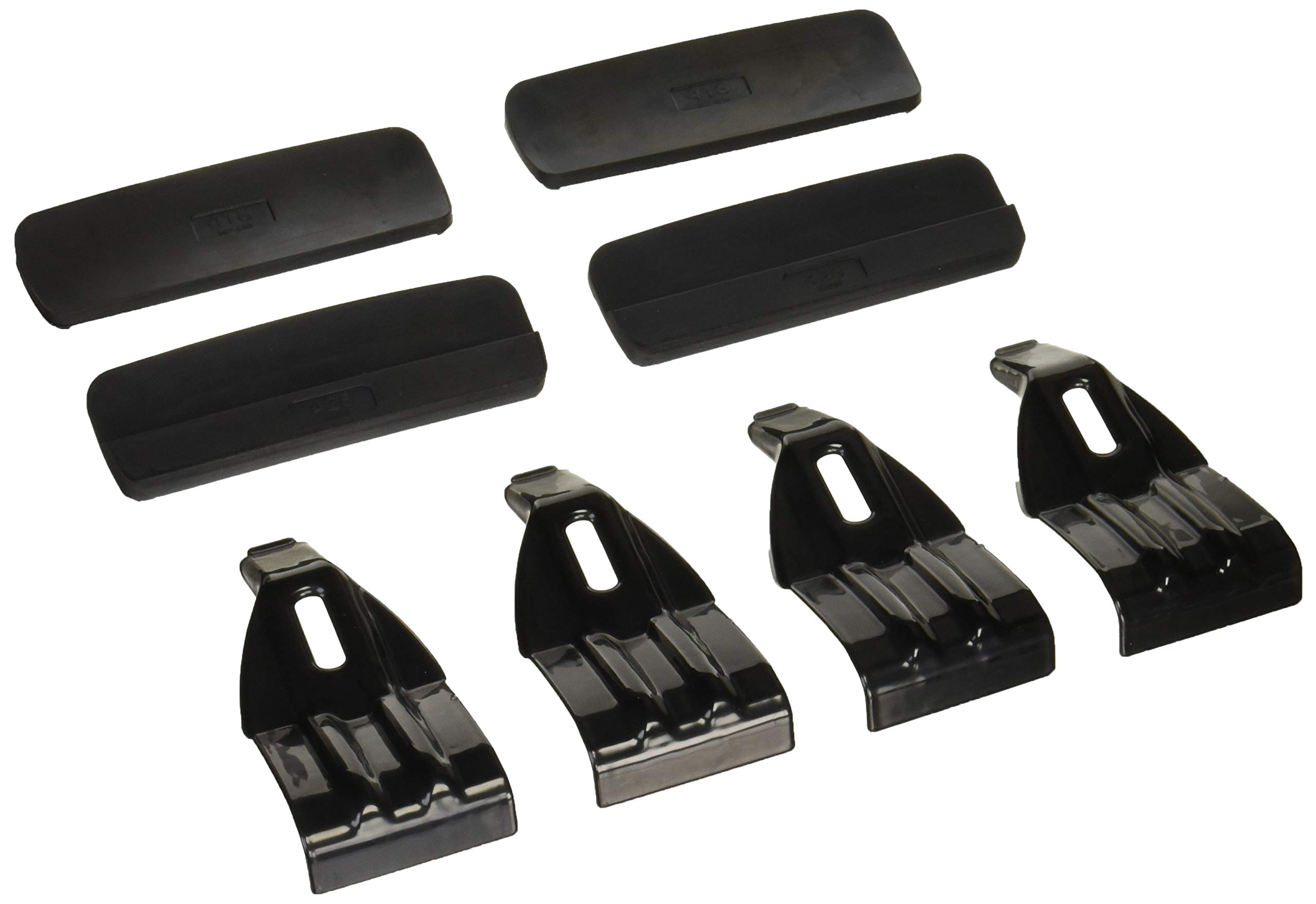 

Багажник на крышу Carmate inno с базовыми монтажными крюками для Nissan LEAF 2017 K696 (Октябрь -) чёрный