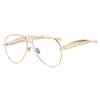 New Metal Frame Nearsighted Glasses Unisex Prescription Myopia 0 to 6 Oversized Pilot Corrective Glasses