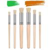 Bristle Hair Wooden Handle Stencil Paint Brushes DIY Crafts Painting Brush Paintbrushes  Child Toy