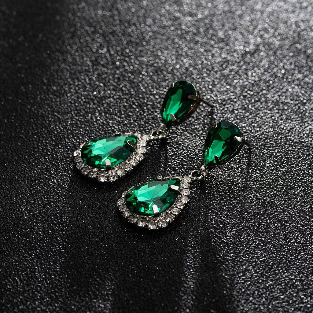 Fashionable Shiny Teardrop Women's Simple Everyday Earrings Jewelry