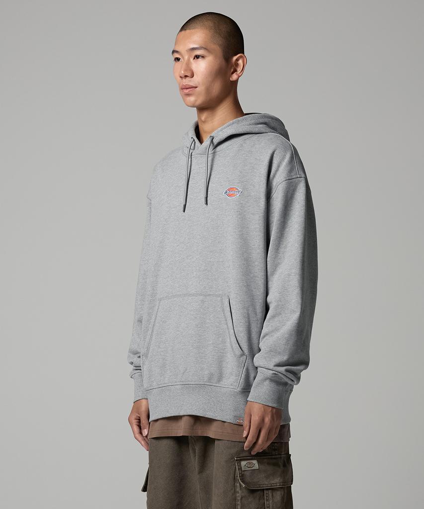 Wappen Small Logo Hoodie Heather Grey