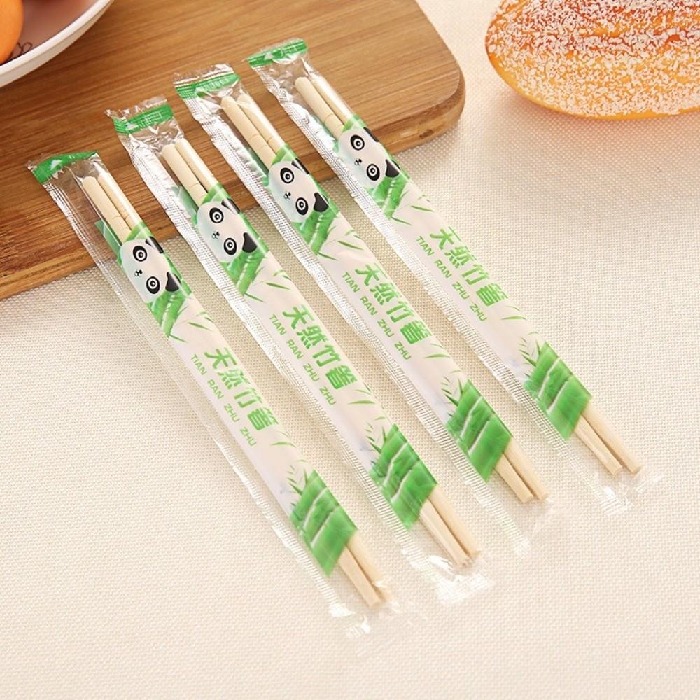 50/100pairs Hygienic Disposable Chopsticks Individual Package Portable Bamboo Chopsticks Single-use