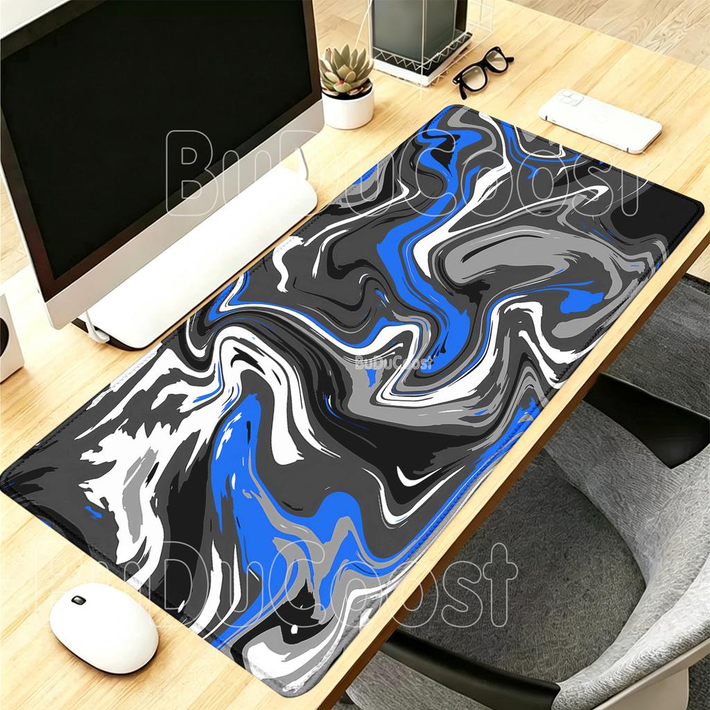 Gaming Strata Liquid Fluid Mouse Pad Art Swirl Large Keyboards HD Printing PC Computer Laptop Anime Office Keyboard XXL Desk Mat