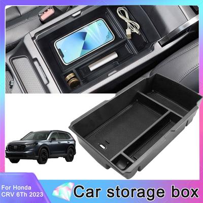 Scatola Portaoggetti Bracciolo Centrale Auto Per Honda CRV 6a 2024 Scatola Portaoggetti Bracciolo Centrale Auto Organizer Portaoggetti Console Centrale G2F8