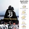 Juventus Customize Text Blanket Throw Personalized Blanket Soft & Cozy Throw For Bedding Sofa Livingroom Bed Four Seasons Multipurpose