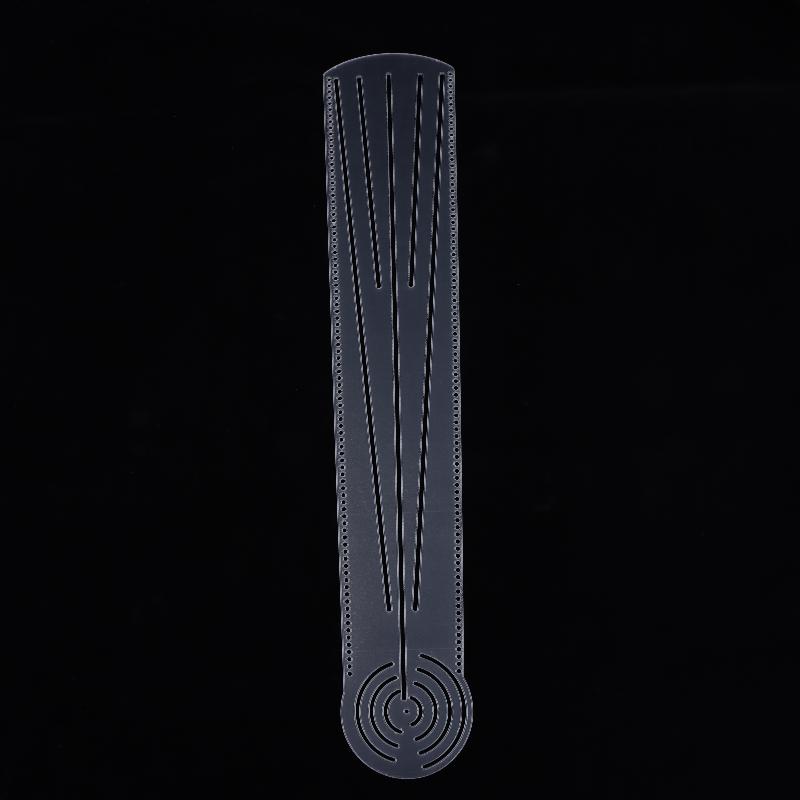 1/2 Stück Multifunktionale Mandala Zeichenschablone Acryl Zeichenlineal Transparenter Kreisförmiger Bogen Gerade Linie Zeichenwerkzeug