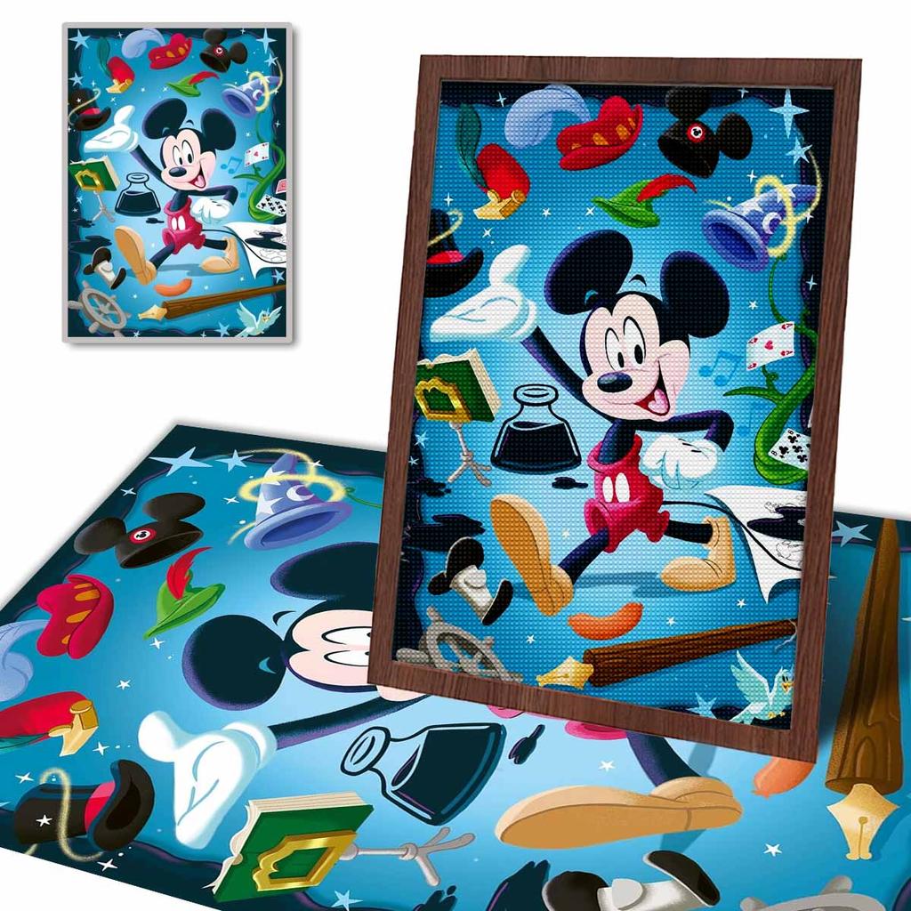 DIY Diamond Painting Mickey's Ingenious Ideas Cross Stitch Kit Mosaic Art Diamond Painting Full Circle Diamond Home Decoration