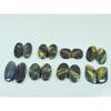 Natural Blue Tiger eye Matched Pair Mix Cabochon Loose Gemstone 08 Pair Lot C-3390