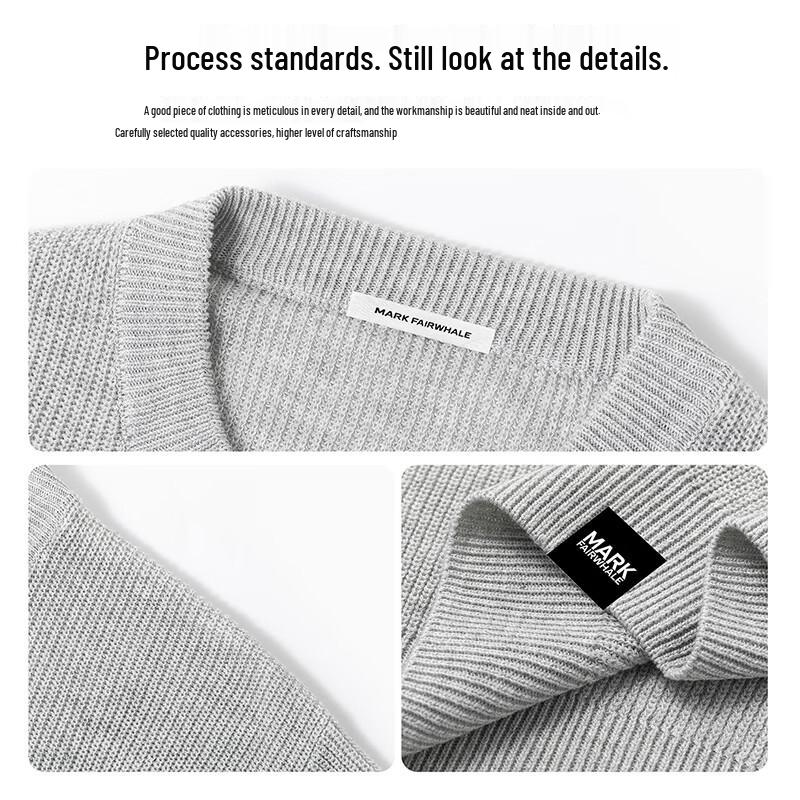 Mark Fairwhale Herren lockeres kurzärmeliges Strick-T-Shirt