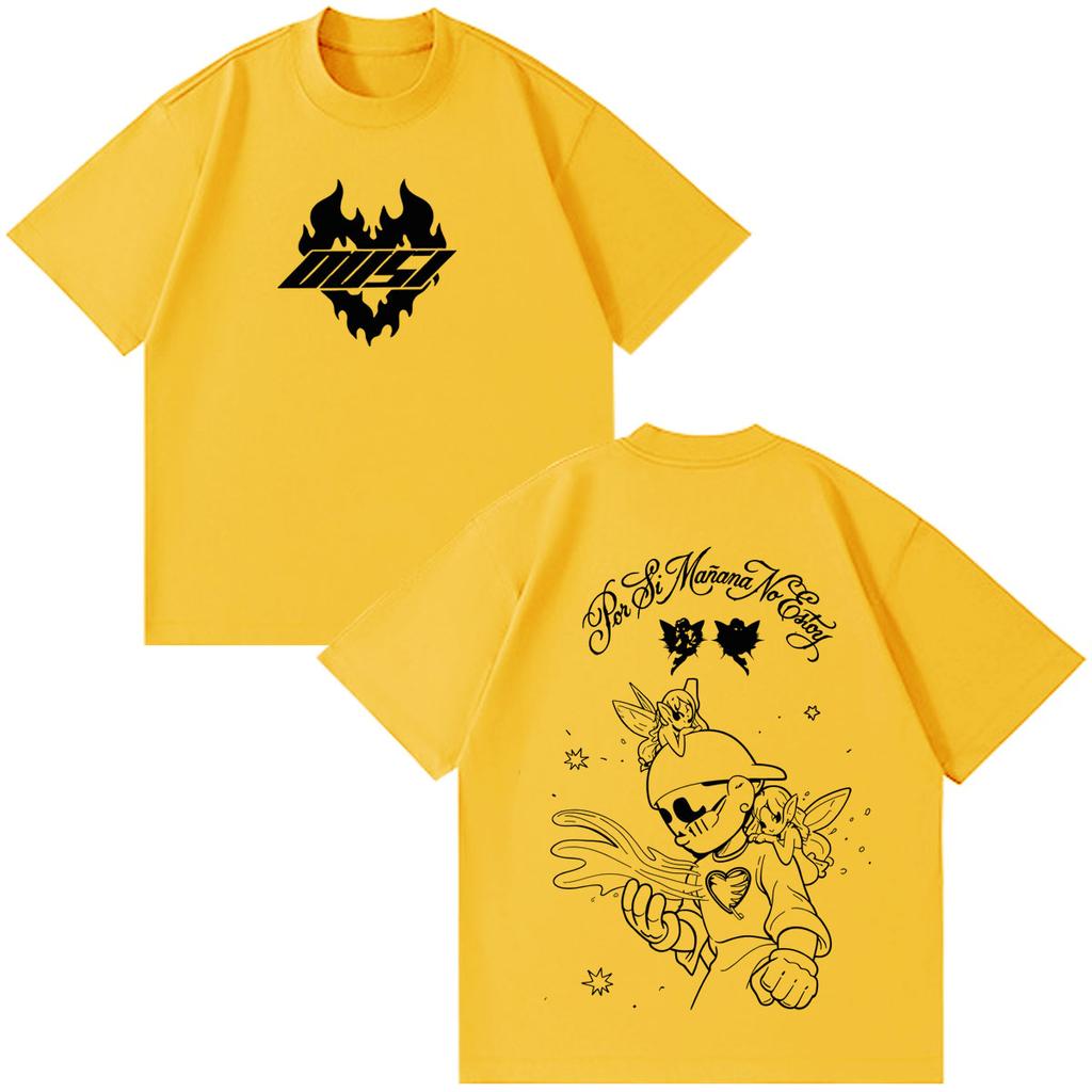 Omar Courtz Por Si Unisexana No Estoy 2026 Tour Print T Shirts Unisex Unisex Aesthetic Oversized Tshirts Summer Casual Loose T Shirts