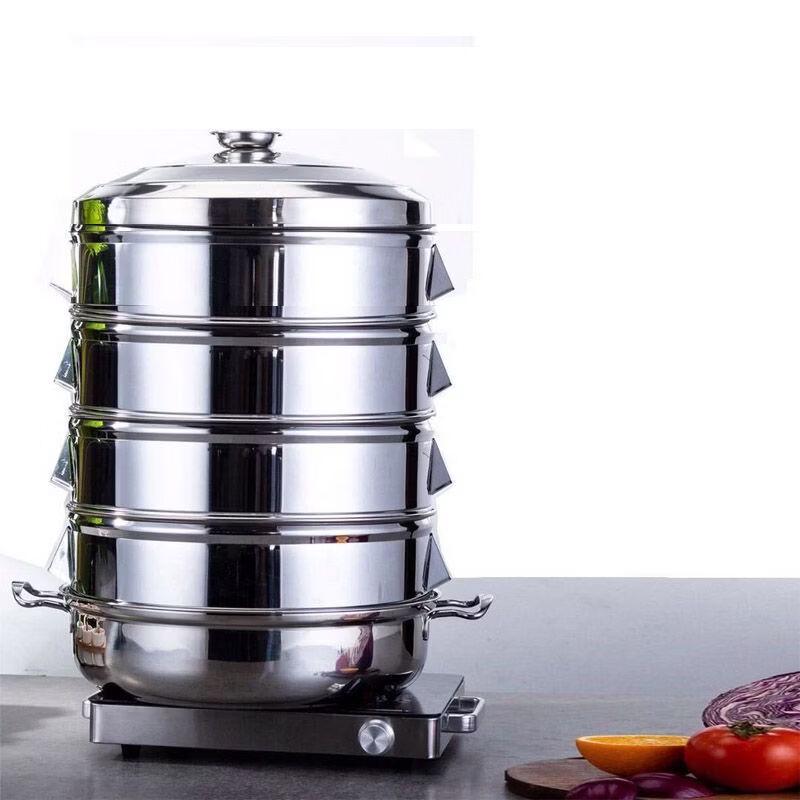 Xihe Commercial Multi-layer Stainless Steel Steamer