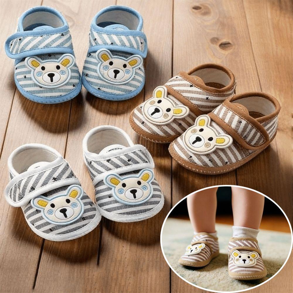 Soft Sole Baby Shoes Cartoon Bear First Walker Shoes Cute Toddler Shoes  Baby Boy Girl
