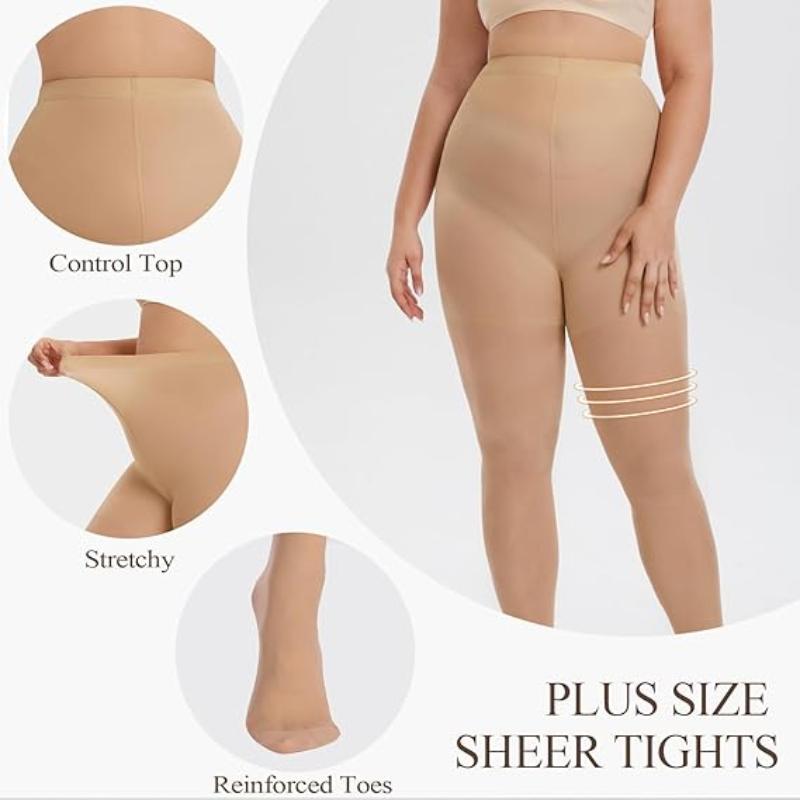 2Pcs High Quality Elasticity Plus Size Sheer Tights For Women Body Shaper Pantyhose 20D Stocking Sexy Hosiery Ultrathin Leggings