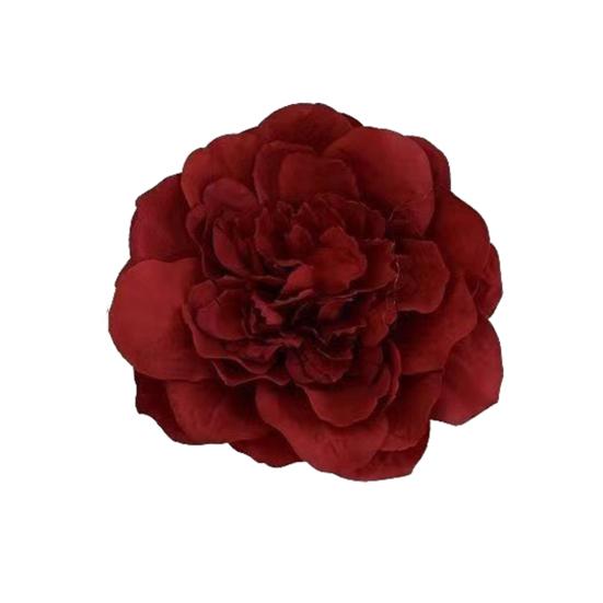 Dame Hårklemme 3D Blomsterdekor Sidepannelugg Hårnål Sommer Fotorekvisitter Tegneseriestil Hårnål Hårtilbehør