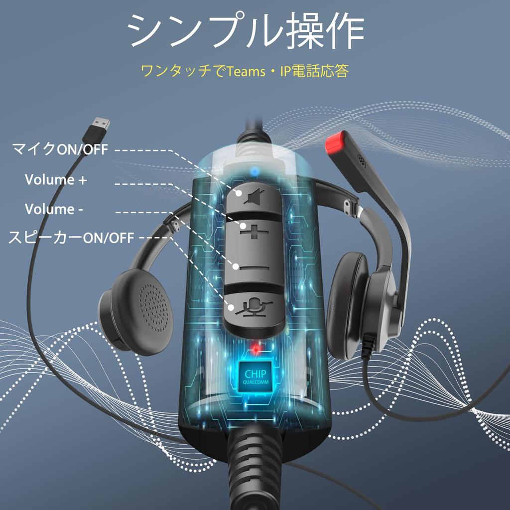 Wired Headset with Noise Stereo Volume Control and Mute Lightweight and Comfortable for Online and Mic, 3.5mm/USB-A/USB-C Compatible, Cancelling,