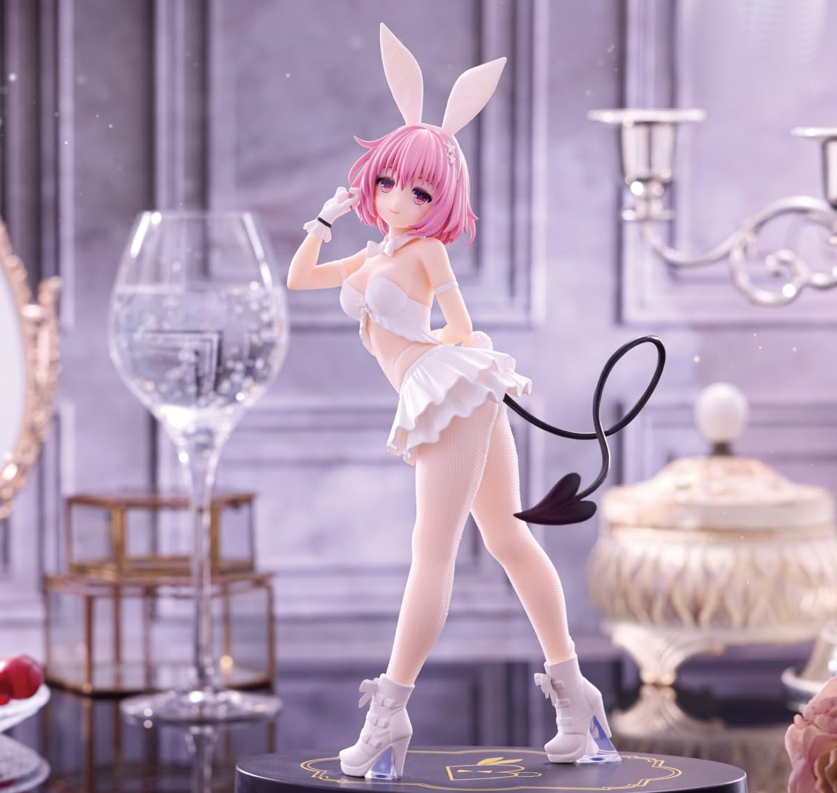To LOVEru Darkness BiCute Bunnies Figure Momo Belia Deviluke White Figure 27cm Ver. (Official) Approx.
