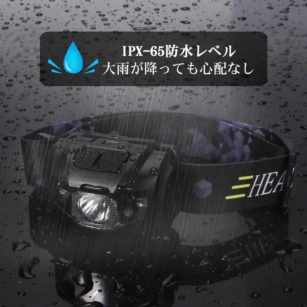 Bright LED Headlamp with 5 USB Perfect for and Outdoor Activities Modes, Waterproof, Lightweight, Rechargeable, Camping, Fishing, Hiking,