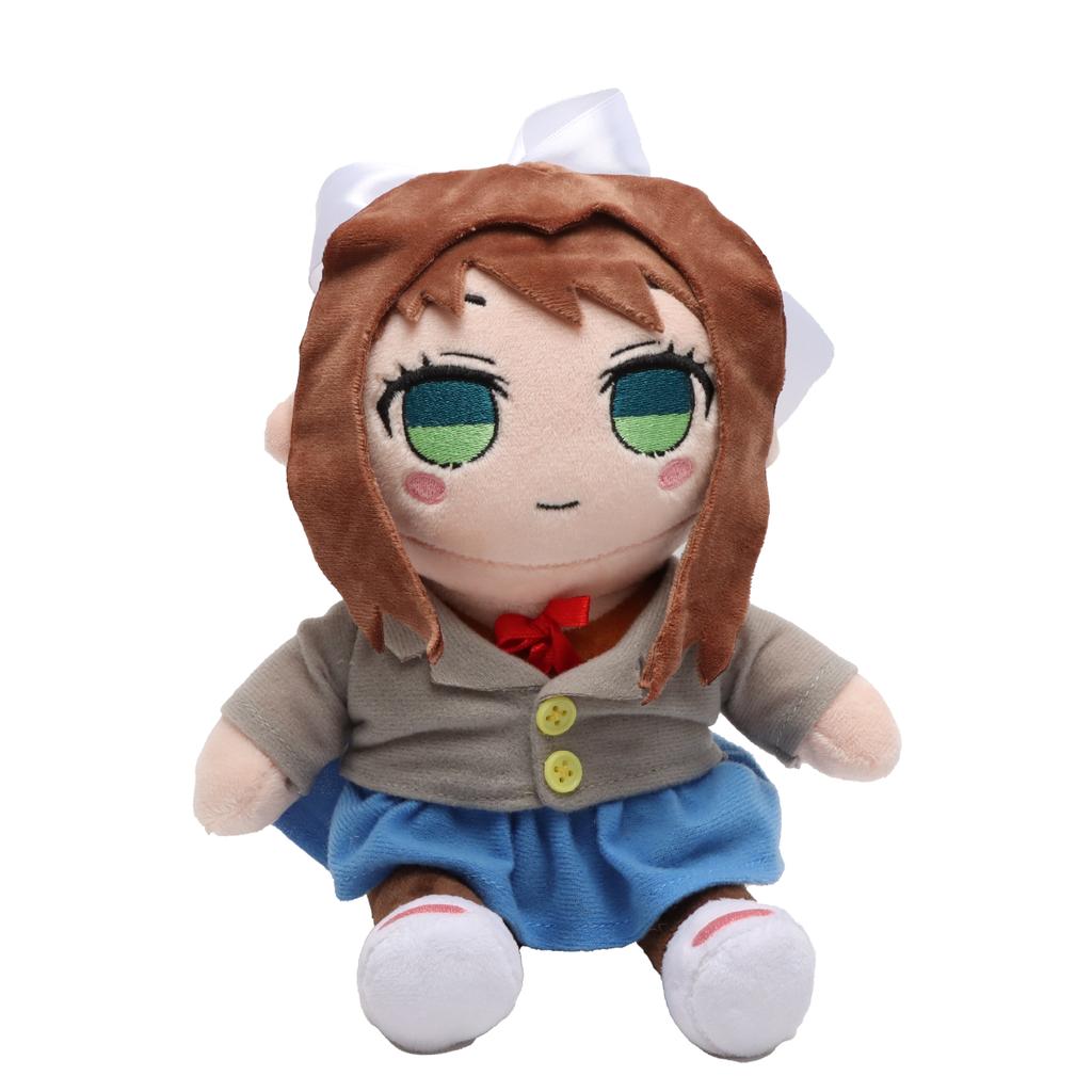 FumoFumo Monika Pluszowa Lalka Anime Gadżet Doki Doki Klub Literacki Kreskówkowa Lalka Zabawka dla Dzieci Prezent na Urodziny Wystrój Domu