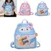 Cartoon Guitar Childrens Backpack With Pu Material For Kindergarten And School Use