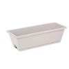 Plastic Planter Trough for Plants - Long Rectangular Flower Box Container with Drainage Holes for Indoor Outdoor Garden Use