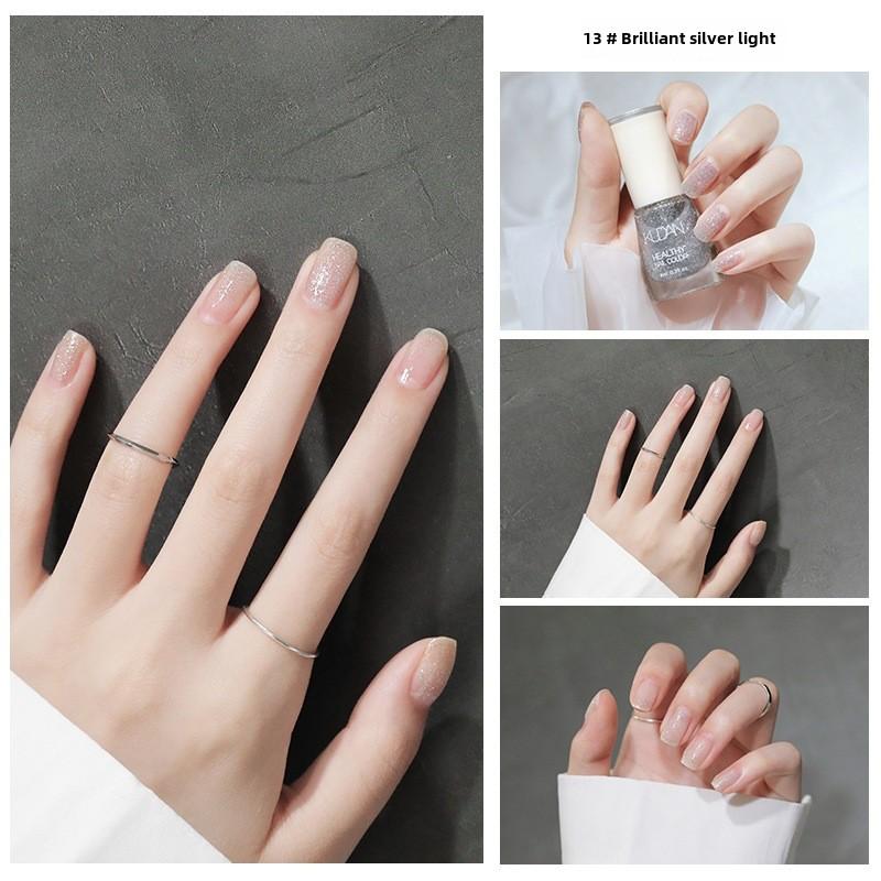 

Лак для ногтей Быстросохнущий белый маслянистый неотслаивающийся лак для ногтей Лак для ногтей без выпечки 8ml