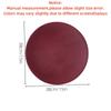 15" Round Light Luxury Lunch Mat Pure Color Household Western Food Mat Waterproof Oil Proof Heat Insulation Anti Scalding Mats
