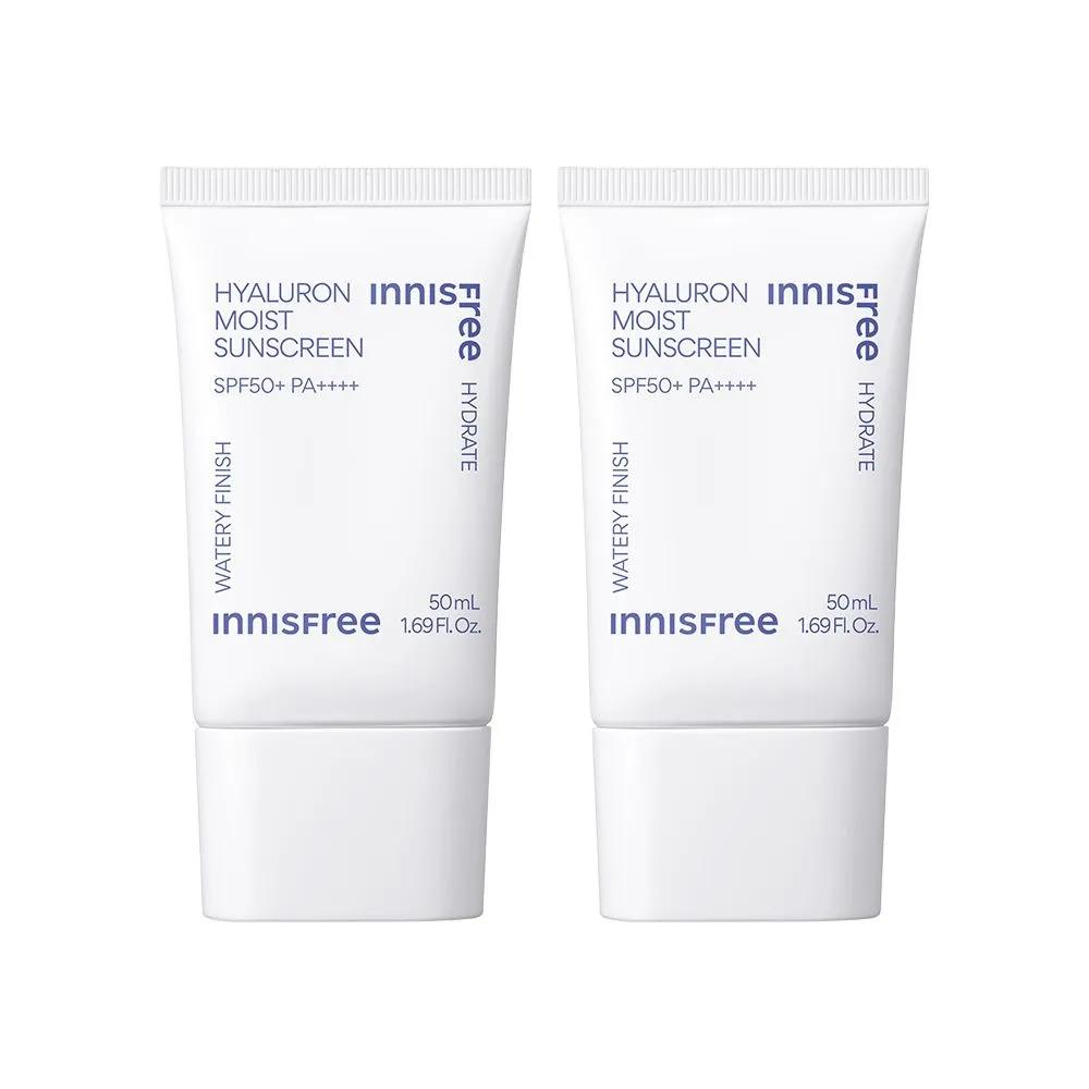 

Увлажняющий солнцезащитный крем с гиалуроновой кислотой SPF50+ PA4+ 50 мл x 2