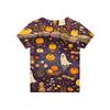 Boys and Girls Halloween T-Shirt - Round Neck Short Sleeve Casual Graphic Tee for Kids