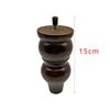 4pcs 15cm European Style Furniture Leg Solid Wood Sofa Legs Replacement Feet Fittings Coffee Table TV Cabinet Wooden Legs