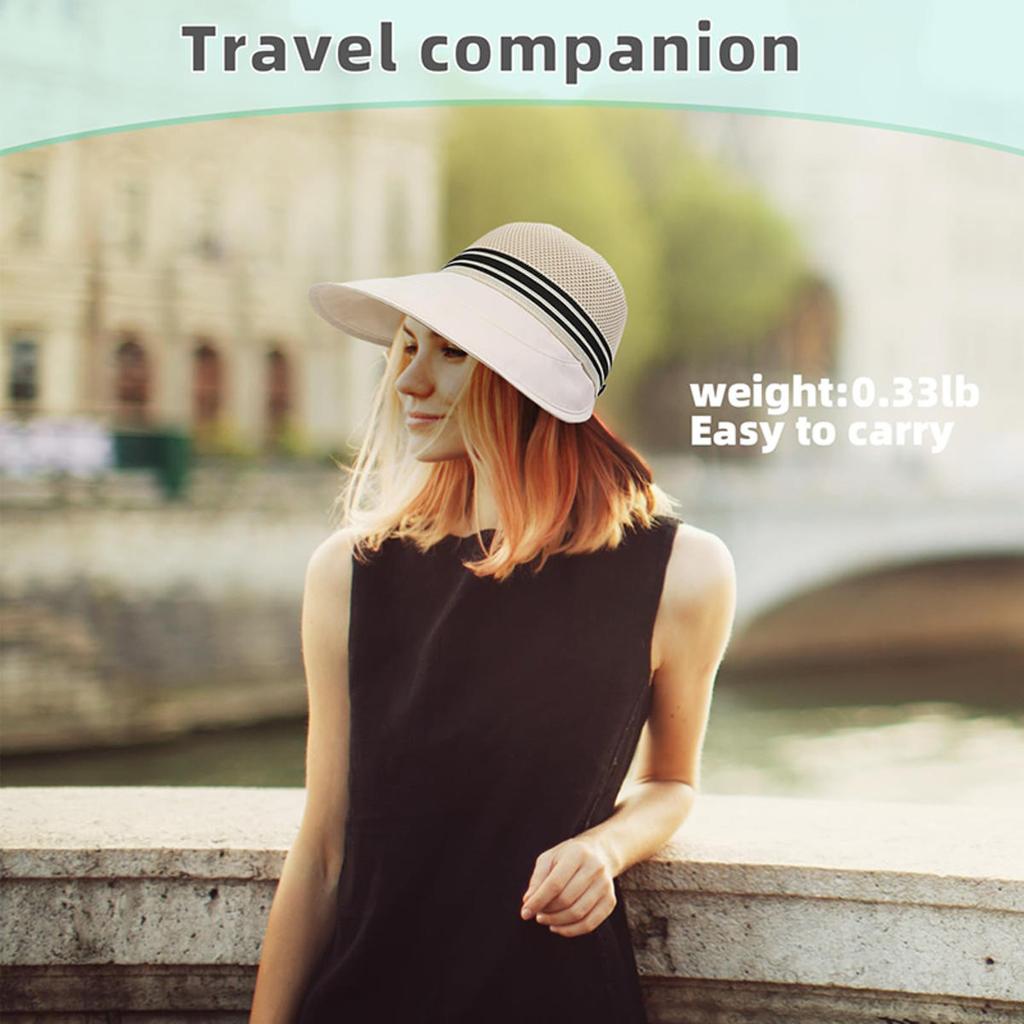 Womens Sun Hat Wide Brim Breathable Plus Wide Peaked Cap for UV Protection  Sun Hat for Hiking Beach Outdoor Riding