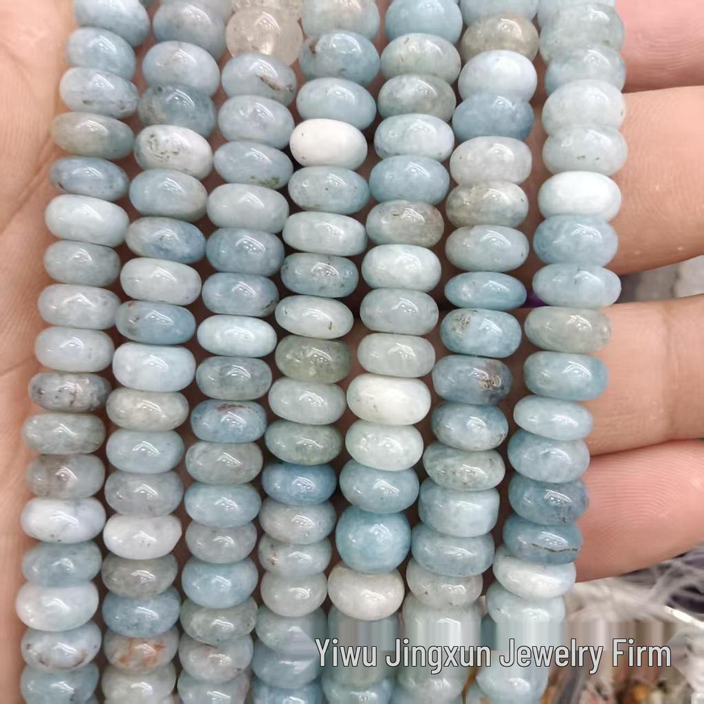 100 Natural Stone 5x8mm Abacus Beads for Jewelry Making – Bracelets & Necklaces