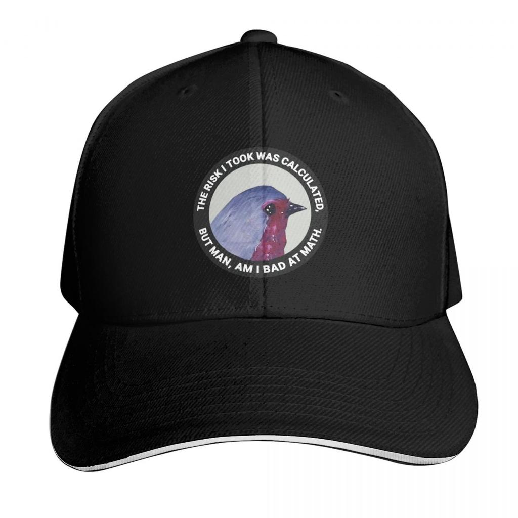 The Risk I Took Was Calculated But Unisex Am I Bad At Math Baseball Cap Fishing Caps Unisex Golf Womens Hats Unisexs