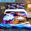 3PCS Game Fighter In Action Bedding set,Ideal for1pc Duvet Cover And 2pcs Pillowcases Perfect for Christmas gift,Ideal for Bedroom, Dormitory