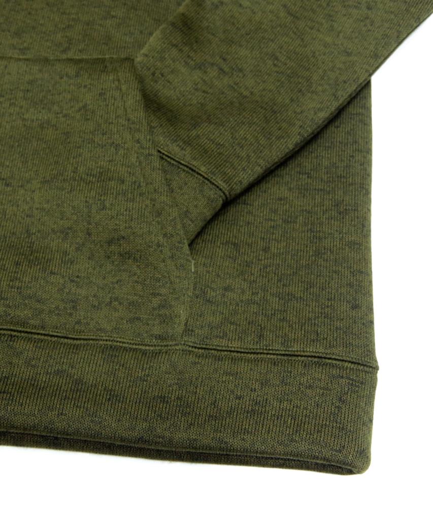 Morgan Knit Fleece Turtleneck in Heather Khaki J.E.